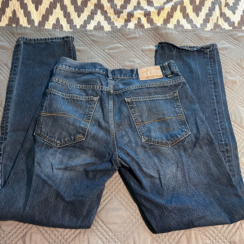 Aeropostale Dark Blue Straight Jeans